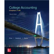 Create Only Study Guide and Working Papers for College Accounting (Chapters 1-30)