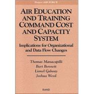 Air Education and Training Command Cost and Capacity System Implications for Organizational and Data Flow Changes
