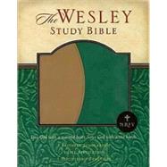 New Revised Standard Version - NRSV - the Welsey Study Bible : Imitation Leather - Tan/Green