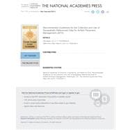 Recommended Guidelines for the Collection and Use of Geospatially Referenced Data for Airfield Pavement Management