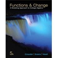 WebAssign for Crauder/Evans/Noell's Functions and Change: A Modeling Approach to College Algebra, 5th Edition [Instant Access], Single-Term