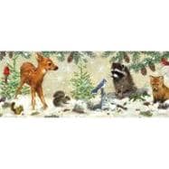 Winter Forest Friends Panoramic Boxed Holiday Cards