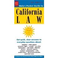 Nolo's Pocket Guide to California Law