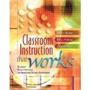 Classroom Instruction That Works : Research-Based Strategies for Increasing Student Achievement