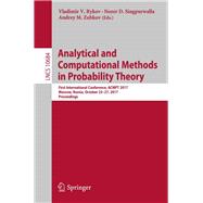 Analytical and Computational Methods in Probability Theory