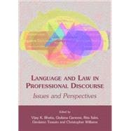 Language and Law in Professional Discourse