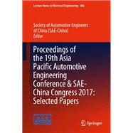 Proceedings of the 19th Asia Pacific Automotive Engineering Conference & Sae-china Congress 2017