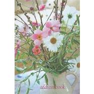 Country Flowers Thumbhole Address Book