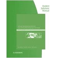 Student Solutions Manual for Kleinbaum's Applied Regression Analysis and Other Multivariable Methods, 5th