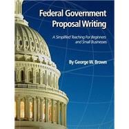 Federal Government Proposal Writing