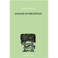 Analysis Of Perception