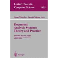 Document Analysis Systems - Theory and Practice : Third IAPR Workshop, DAS'98, Nagano, Japan, November 4-6, 1998, Selected Papers