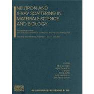 Neutron and X-Ray Scattering in Materials Science and Biology