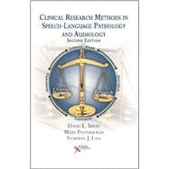 Clinical Research Methods in Speech-language Pathology and Audiology