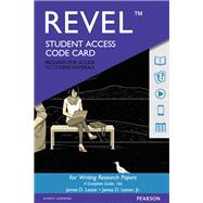 REVEL for Writing Research Papers A Complete Guide -- Access Card