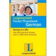 Langenscheidt Pocket Phrasebook German : With Travel Dictionary and Grammar