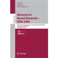 Advances in Neural Networks Isnn 2009