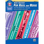 Accent on Achievement Pop, Rock, and Movie Instrumental Solos for Flute Level 1-3