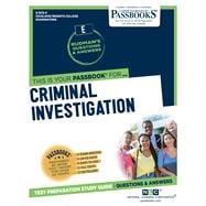 Criminal Investigation (RCE-9) Passbooks Study Guide