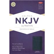 NKJV Ultrathin Reference Bible, Slate Blue LeatherTouch