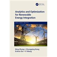 Analytics and Optimization for Renewable Energy Integration