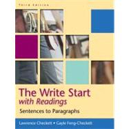 The Write Start: Sentences to Paragraphs, with Readings