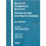 Selected Commercial Statutes for Sales and Contracts Courses 2011