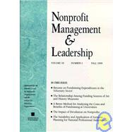 Nonprofit Management & Leadership, Volume 10, No. 1, Winter 2000,