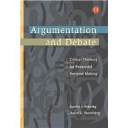 Argumentation and Debate (with InfoTrac)