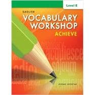 Vocabulary Workshop Achieve Level E Grade 10,9781421785103