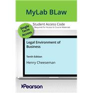 MyLab BLaw with Pearson eText Access Code for Legal Environment of Business