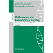 Mathematical and Computational Oncology
