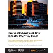 Microsoft Sharepoint 2013 Disaster Recovery
