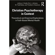 Christian Psychotherapy in Context