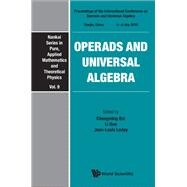 Operads and Universal Algebra: Proceedings of the International Conference on Operads and Universal Algebra, Tianjin, China, 5 - 9 July 2010