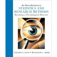 Introduction to Statistics and Research Methods Becoming a Psychological Detective, An