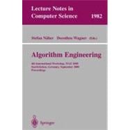 Algorithm Engineering: 4th International Workshop, Wae 2000, Saarbrucken, Germany, September 2000 : Proceedings