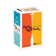 Paris versus New York Postcard Box A Tally of Two Cities in 100 Postcards