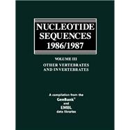 Nucleotide Sequences, 1986-1987 : Other Vertebrates and Invertebrates