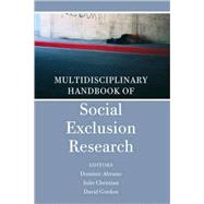 Multidisciplinary Handbook of Social Exclusion Research