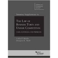 Statutory Supplement to Law of Business Torts and Unfair Competition