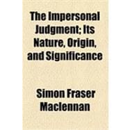 The Impersonal Judgment
