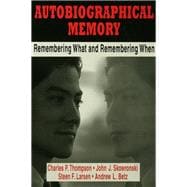 Autobiographical Memory: Remembering What and Remembering When