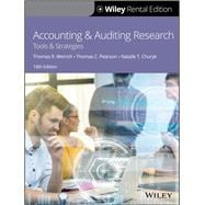 Accounting and Auditing Research Tools and Strategies [Rental Edition]