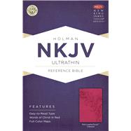 NKJV Ultrathin Reference Bible, Pink LeatherTouch Indexed