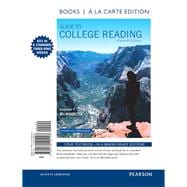 Guide to College Reading, Books a la Carte Edition