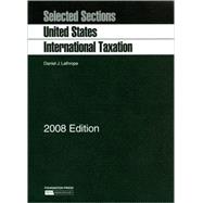Selected Sections United States International Taxation 2008