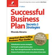 Successful Business Plan: Secrets & Strategies