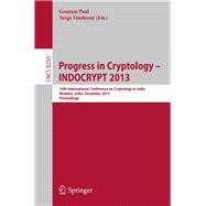 Progress in Cryptology - Indocrypt 2013