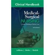 Clinical Handbook for Medical-Surgical Nursing Critical Thinking in Patient Care
